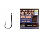 Preston Innovations PR 355 competition hooks to nylon 30” #16