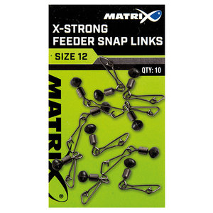 Matrix X-strong feeder snap links size 10