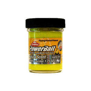 Berkley Powerbait natural scent sunshine yellow garlic