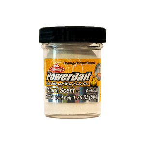 Berkley Powerbait natural scent white garlic