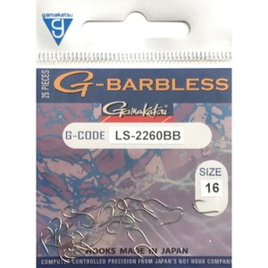 Gamakatsu G-barbless LS-2260BB