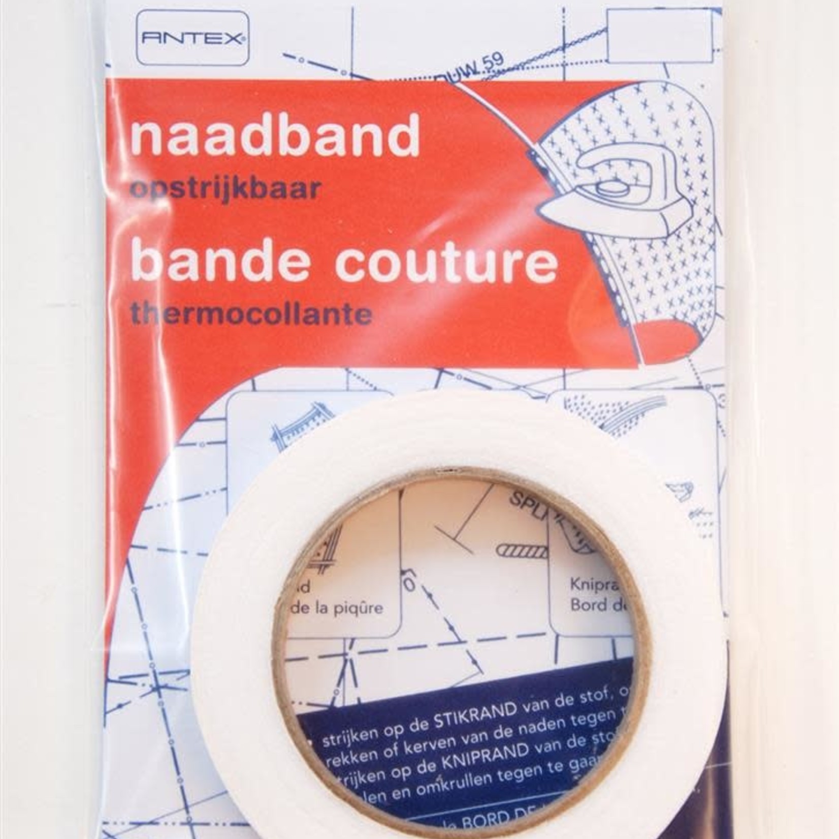 Naadband wit