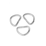 D-ring zilver 20mm