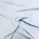 COUPON 95CM - Ribfluweel Tricot lichtblauw