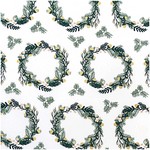 COUPON 80cm - Katoen Kerstkrans
