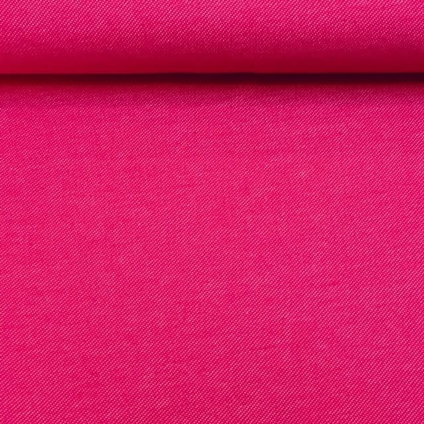 COUPON 40cm - Tricot jeanslook fuchsia