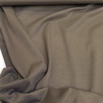 COUPON 1m25-Effen tricot zachtbruin (D301)