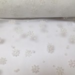 Anne Kurris COUPON 30cm - Tule wit glitter bloemetje