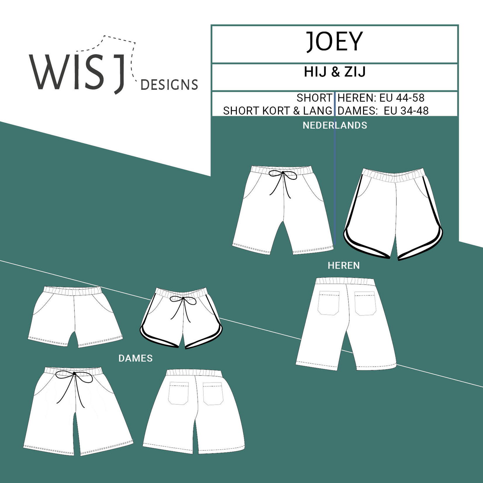 Wisj Joey 'Hij & Zij' Short