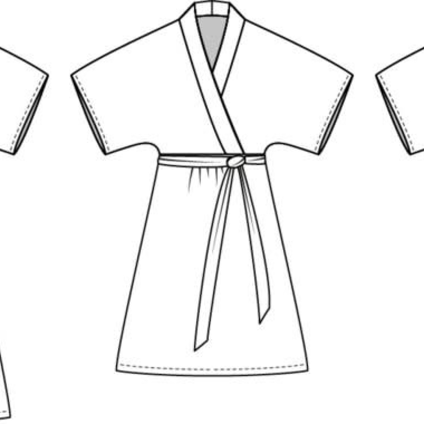 Marijke Sewing Patterns Kiara Overslagtop/jurk (maten 36-56)