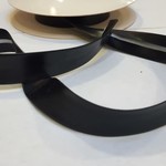 Biais Lederlook Zwart