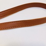 Tassenband Lederlook Cognac - 1.5cm