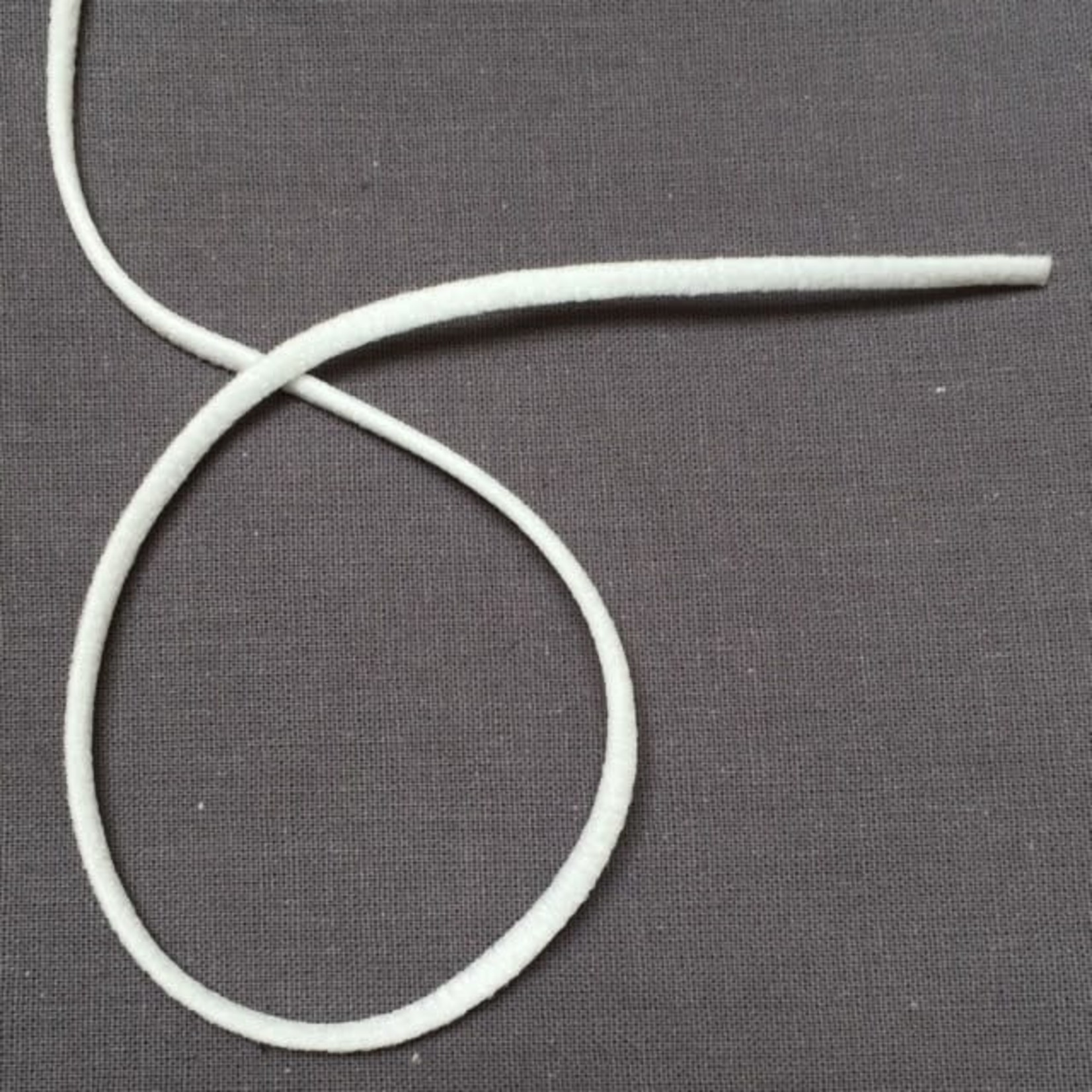 Elastiek  rond - wit