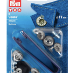 Prym Jeansknopen oudmessing/zilver 17mm