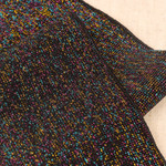 Boordstof Glitter Zwart/Multicolor - 1m20