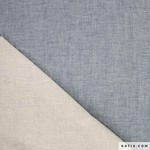 Katia Fabrics COUPON 55cm - Double Gauze Blauw Melée
