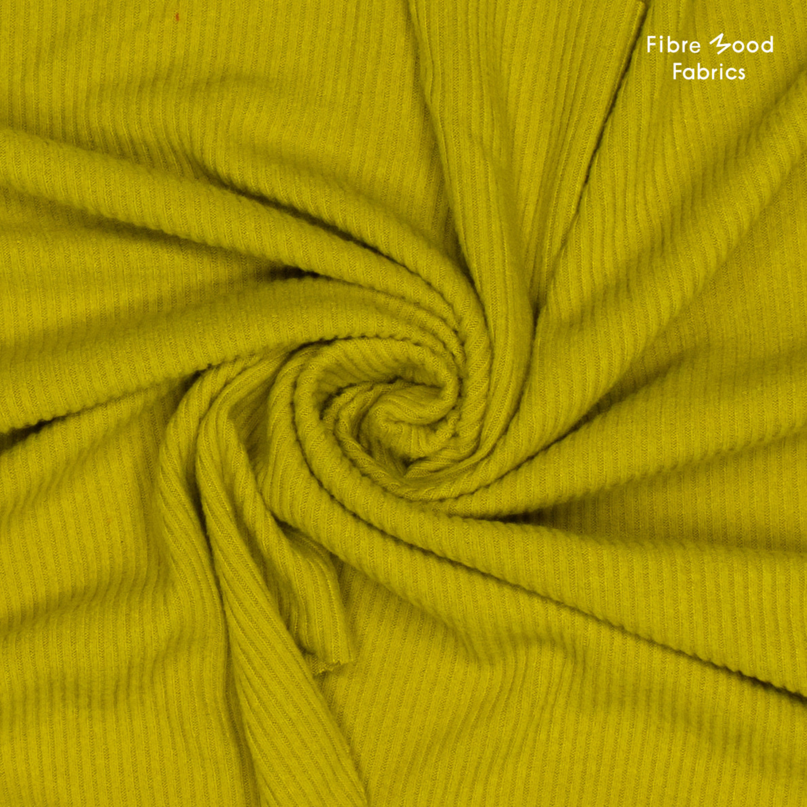 Fibre Mood COUPON 50cm  - Tricot Amber Mosterdgeel - Fibre Mood