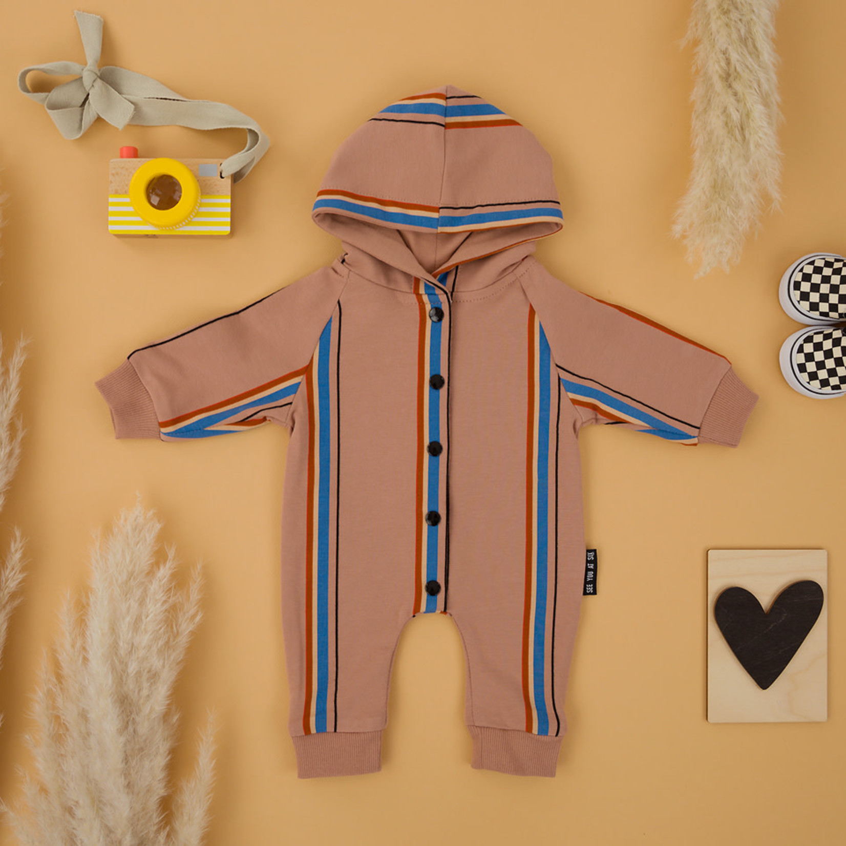 See You at Six COUPON 1m50 - French Terry Lines  - See You at Six