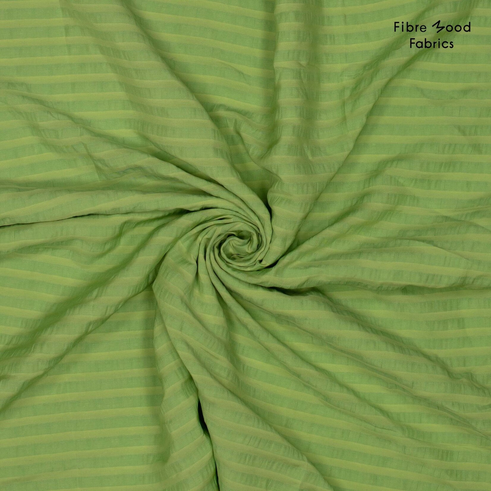 Fibre Mood Linnen/Viscose Marisol Stripes Green - Fibre Mood