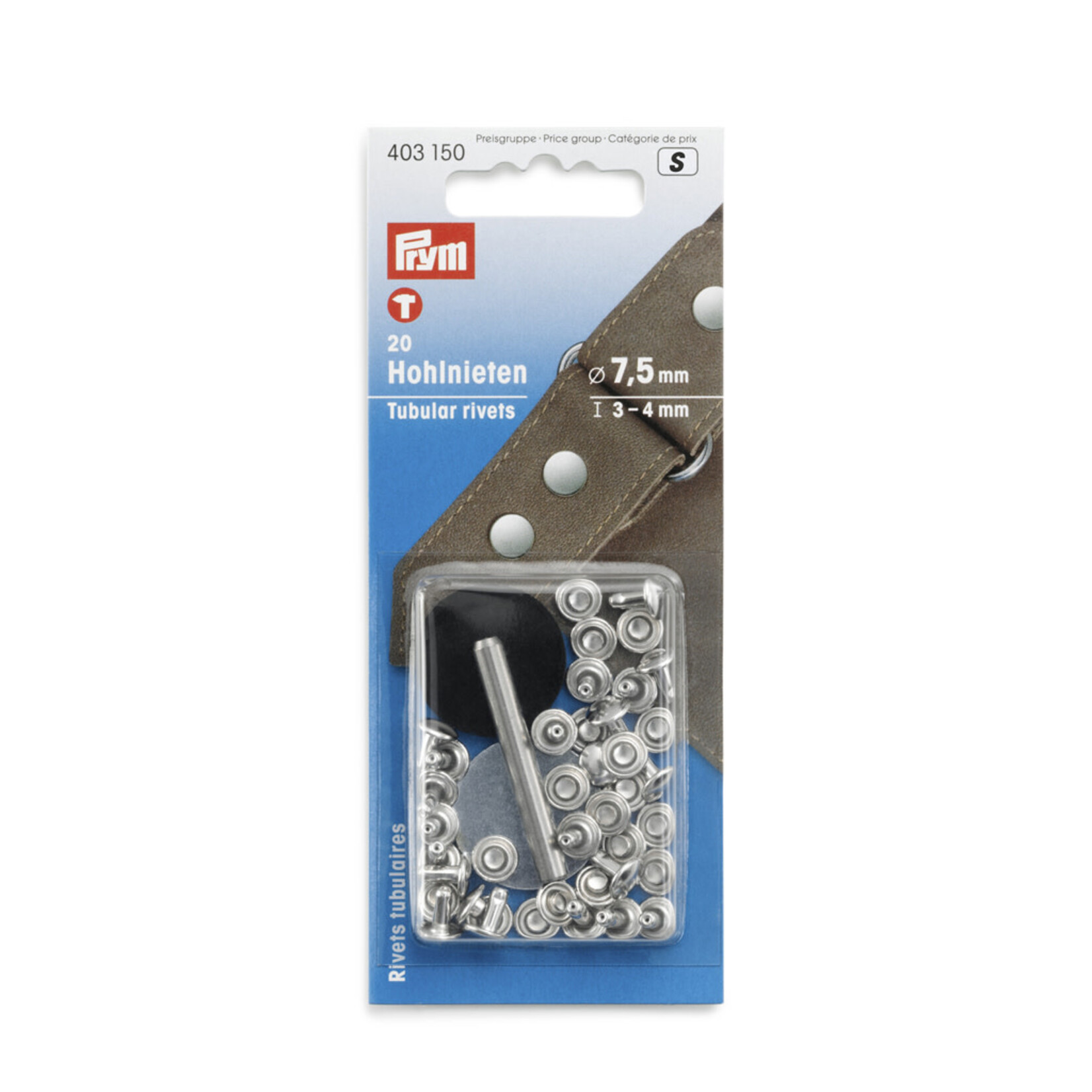 Prym Holnieten Zilver 7.5mm