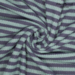 Fibre Mood COUPON 60cm - Breisel Streep Blauw/Groen  Hoda - Fibre Mood