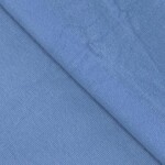 COUPON 1m-Ribtricot Brushed Jeansblauw