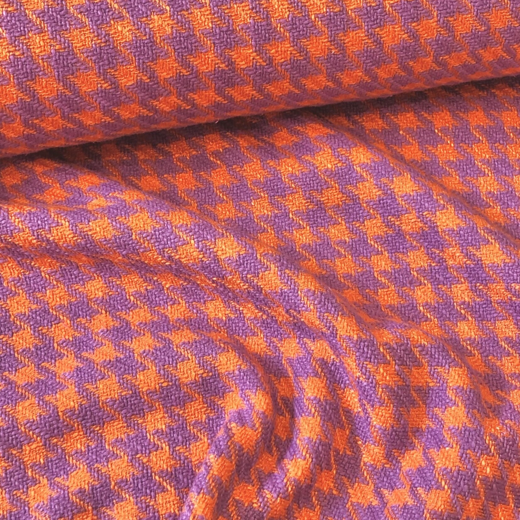 A la Ville Jacquard Lila-Oranje