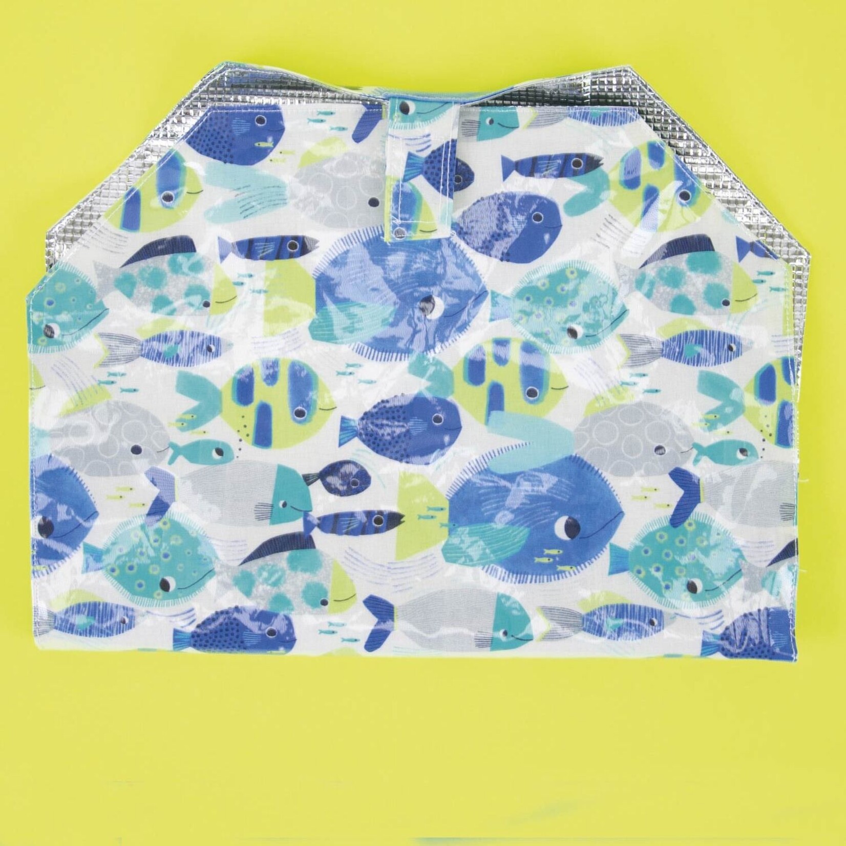 Katia Fabrics COUPON 20cm - Gelamineerd katoen Fish