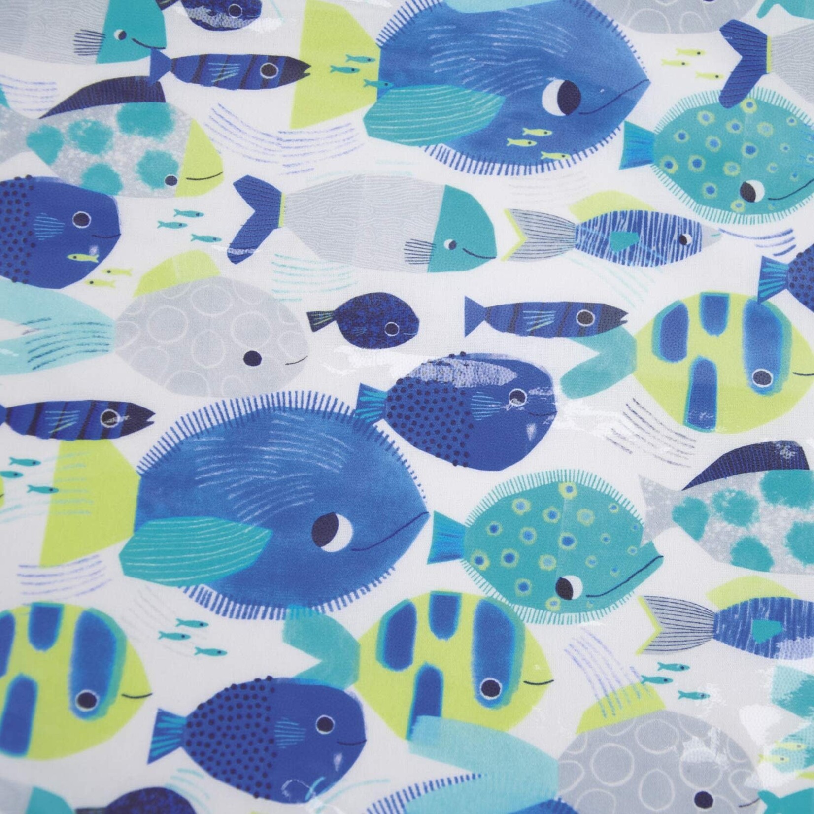 Katia Fabrics COUPON 20cm - Gelamineerd katoen Fish
