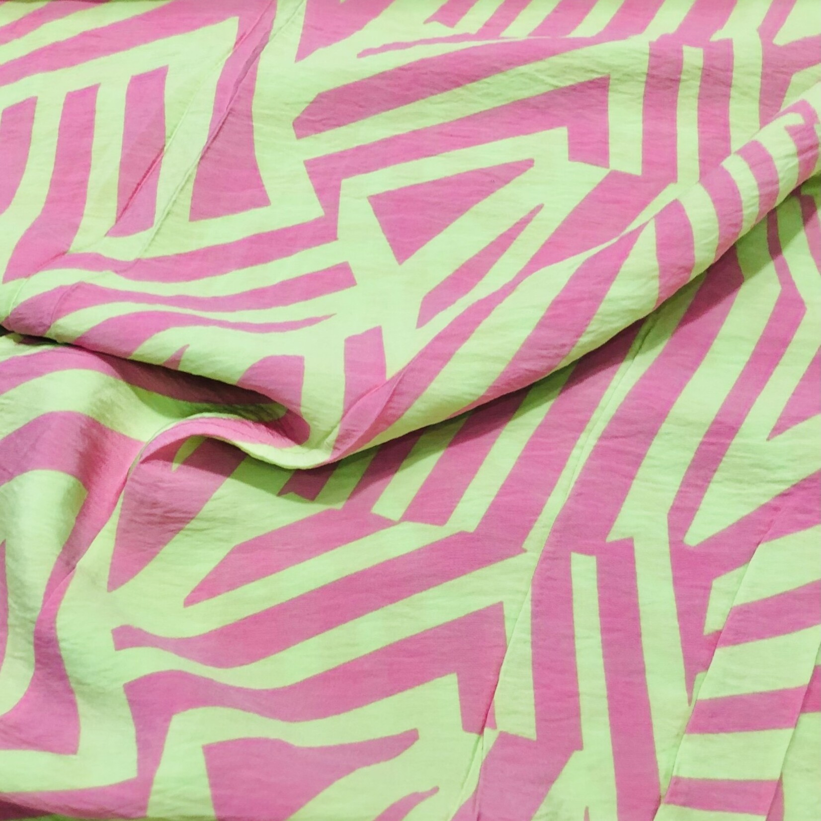 Comme ça Viscose Lupita Green/Pink - Comme ça