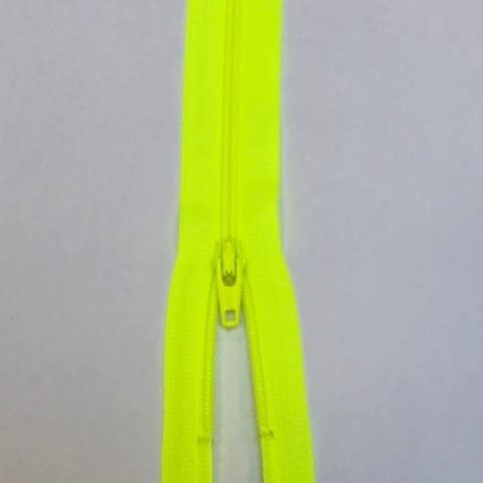 Rits 40cm - Fluo Geel