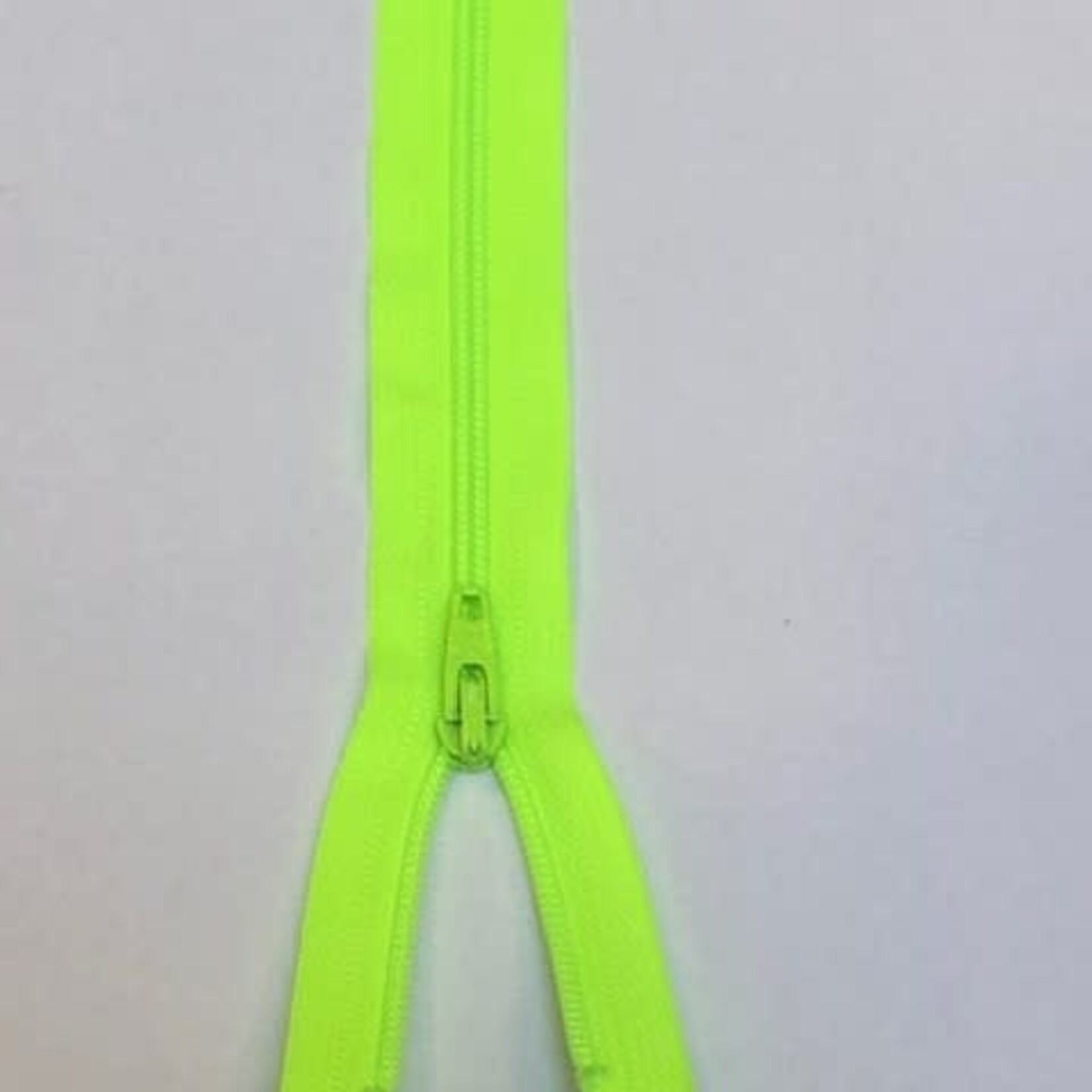 Rits 20cm - Fluo Groen
