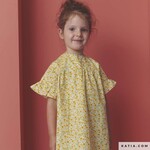 Katia Fabrics Katoen Yellow Flowers