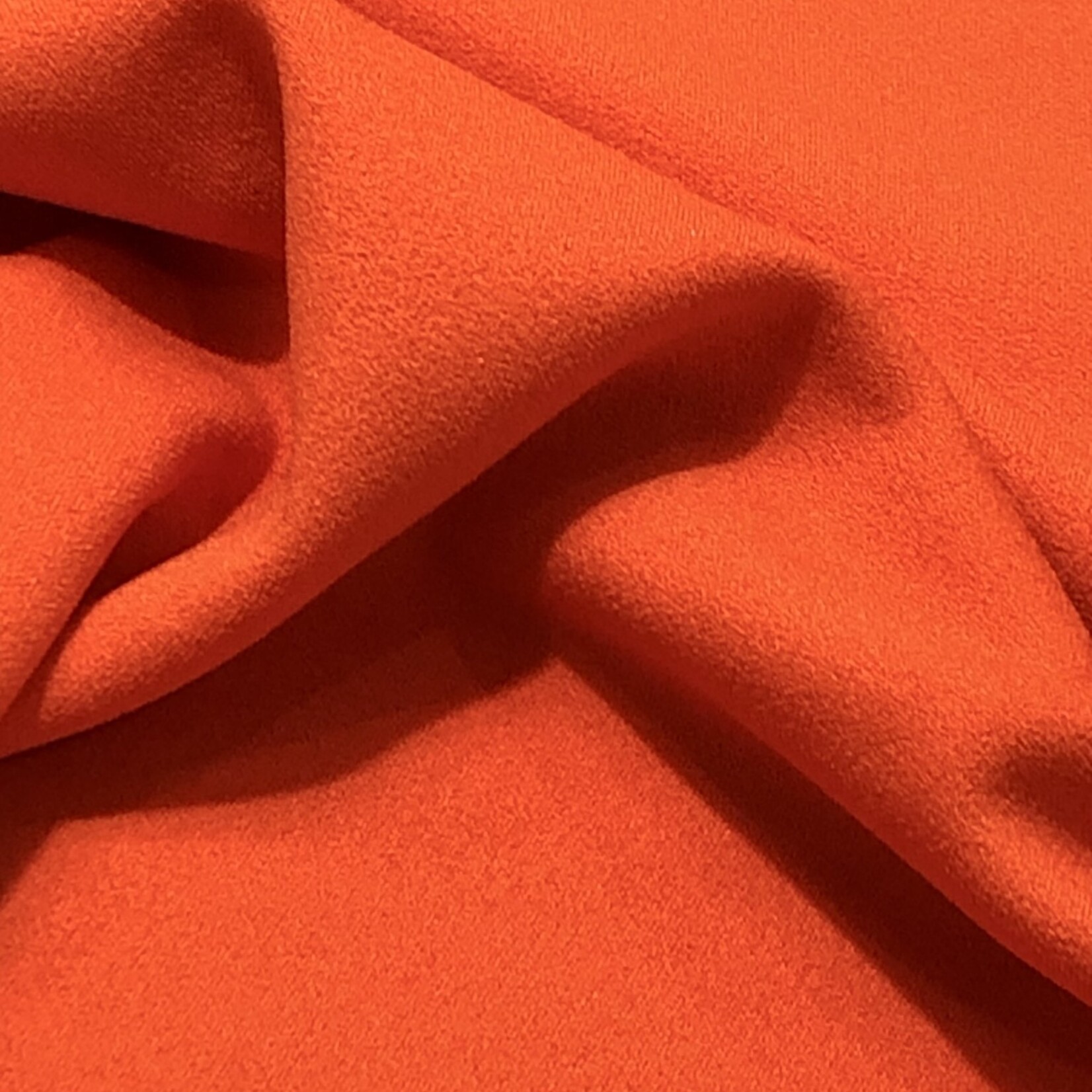 Comme ça COUPON 40cm - Scuba Stretch Crêpe Oranje - Comme ça