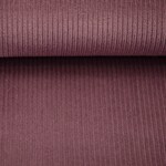 Ribfluweel Stretch Licht Aubergine