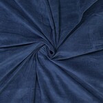 Ribfluweel Stretch Donkerblauw