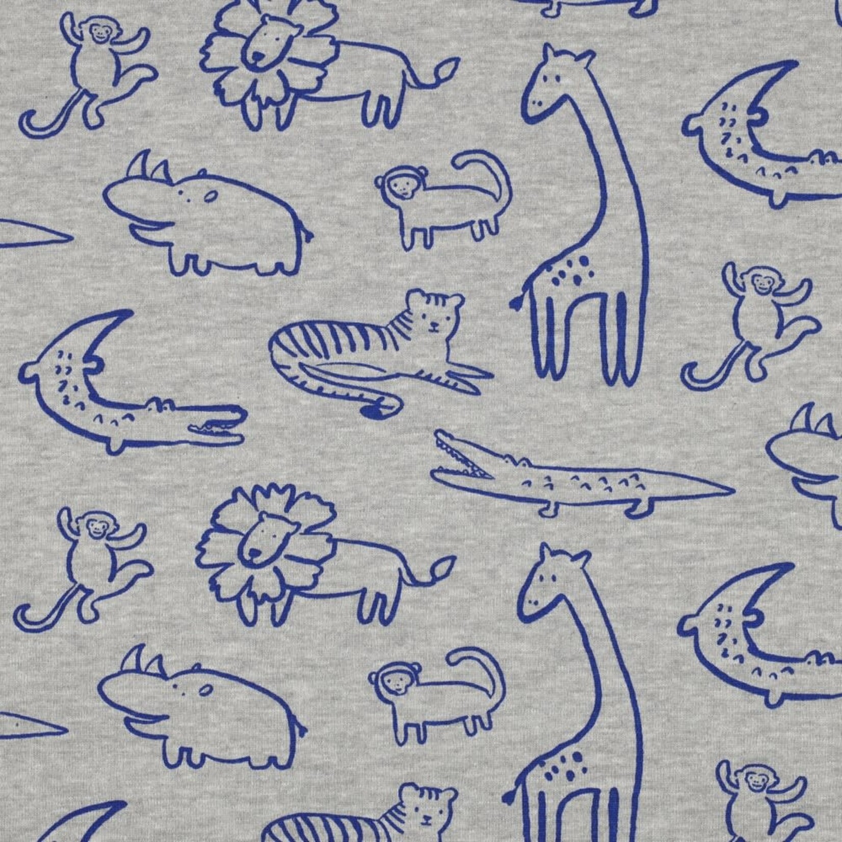 COUPON 1m60 - Sweater Safari Animals
