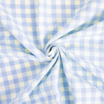 Katia Fabrics Vichy Gingham Blauw/Geel