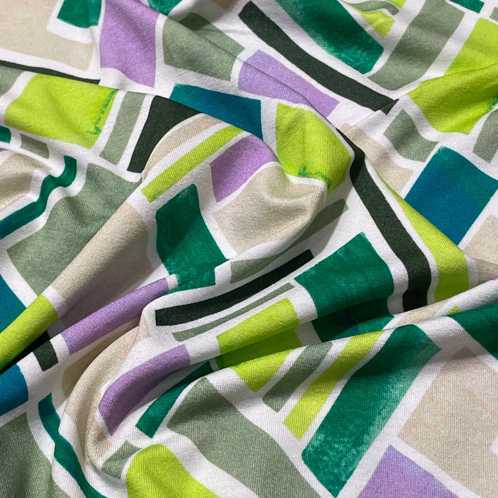 Comme ça COUPON 70cm-Tricot Green Lime - Comme ça