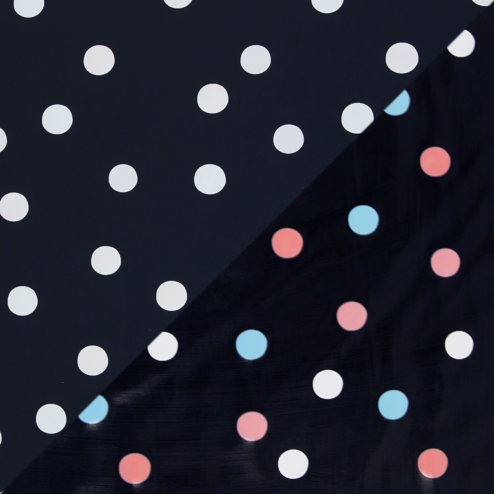 COUPON 70cm - Magische Regenjasstof  Polkadot