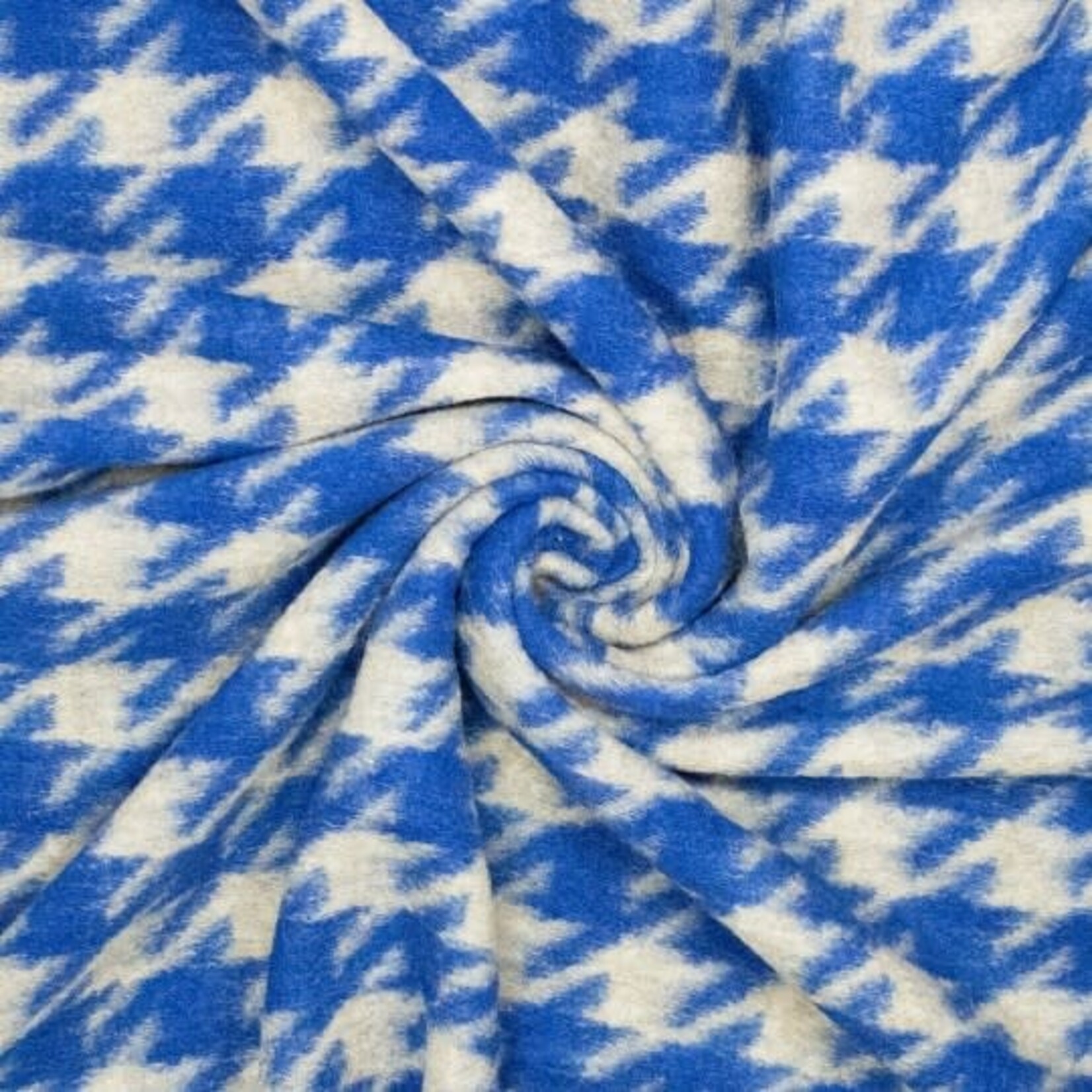 Wolmix Pied de Poule Blauw