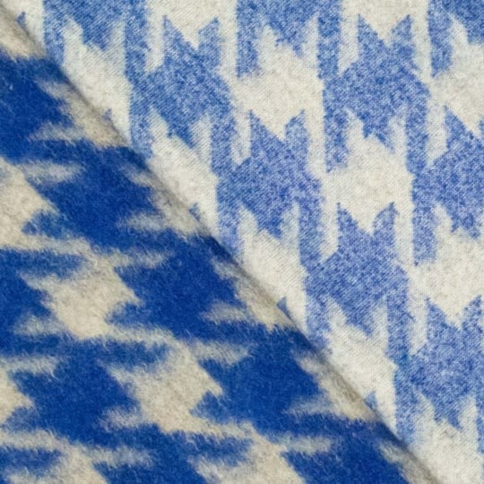 Wolmix Pied de Poule Blauw