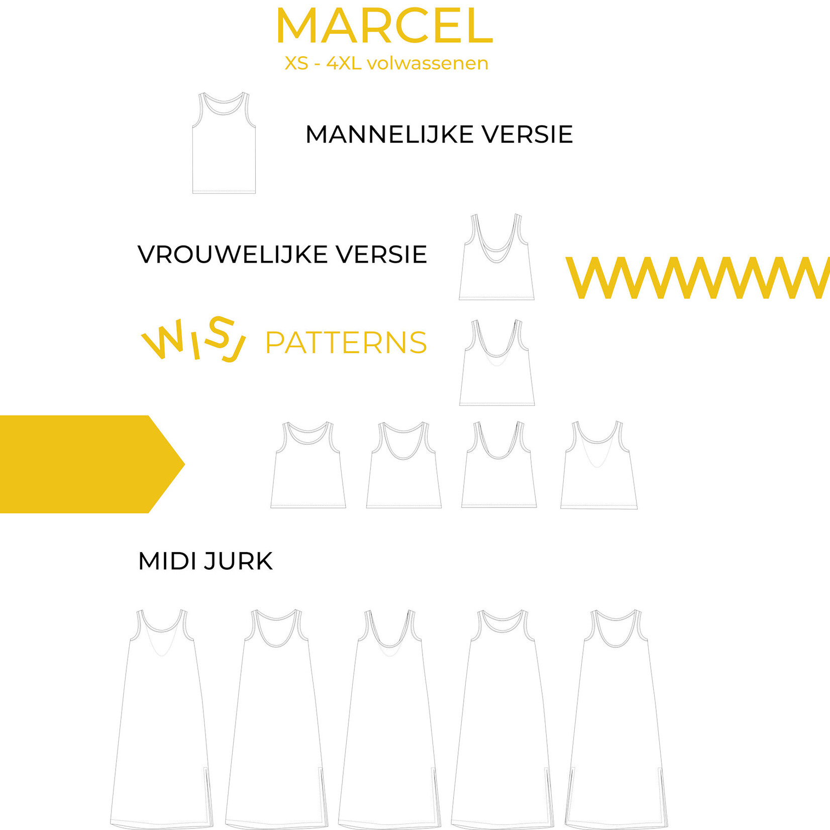 Wisj PRE-ORDER - Marcel Top & Jurk - Wisj