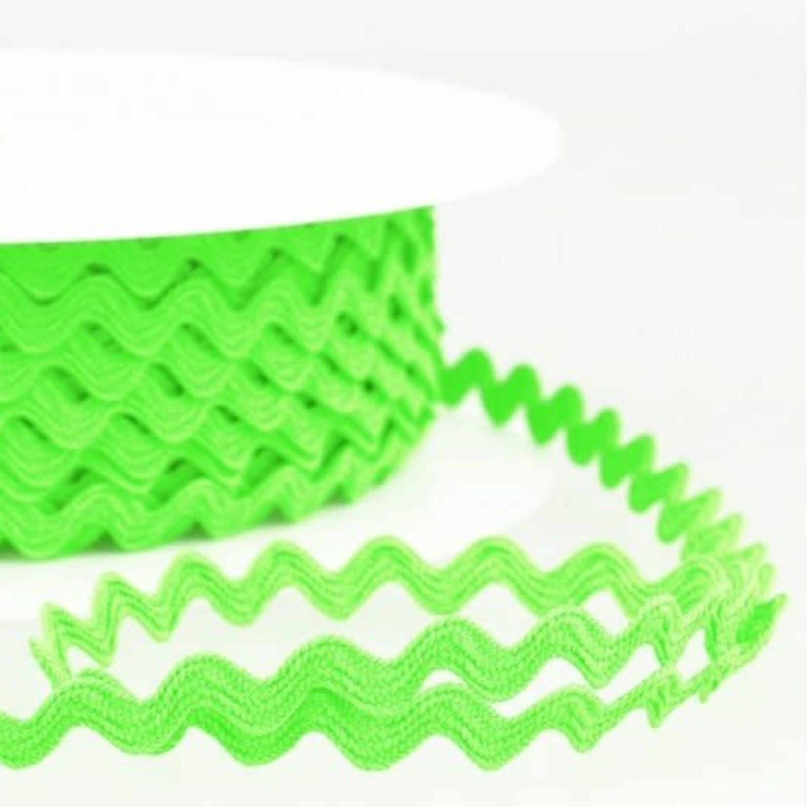 Zigzag Lint Fluo Groen