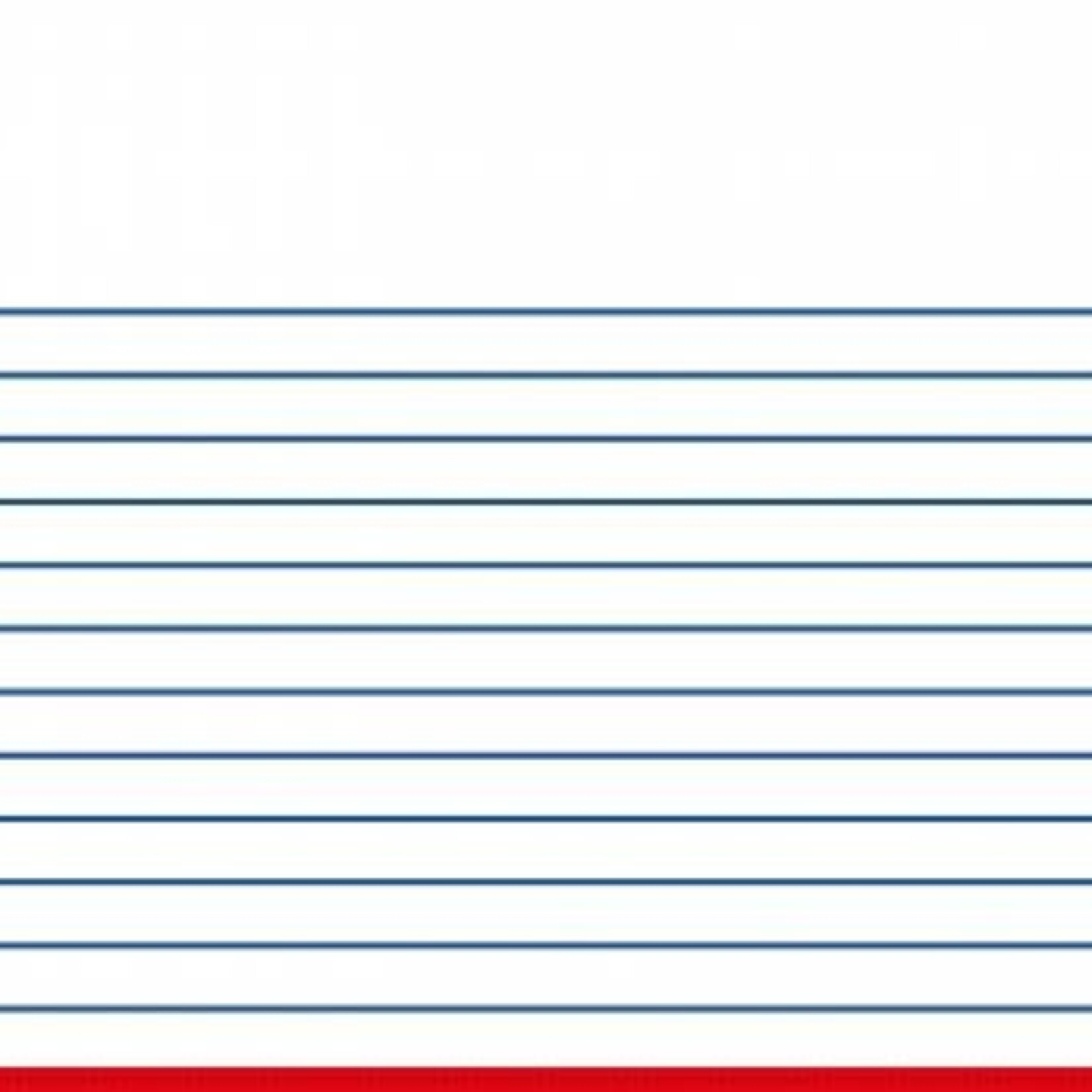 Paneel French Terry Lineas Wit/Blauw
