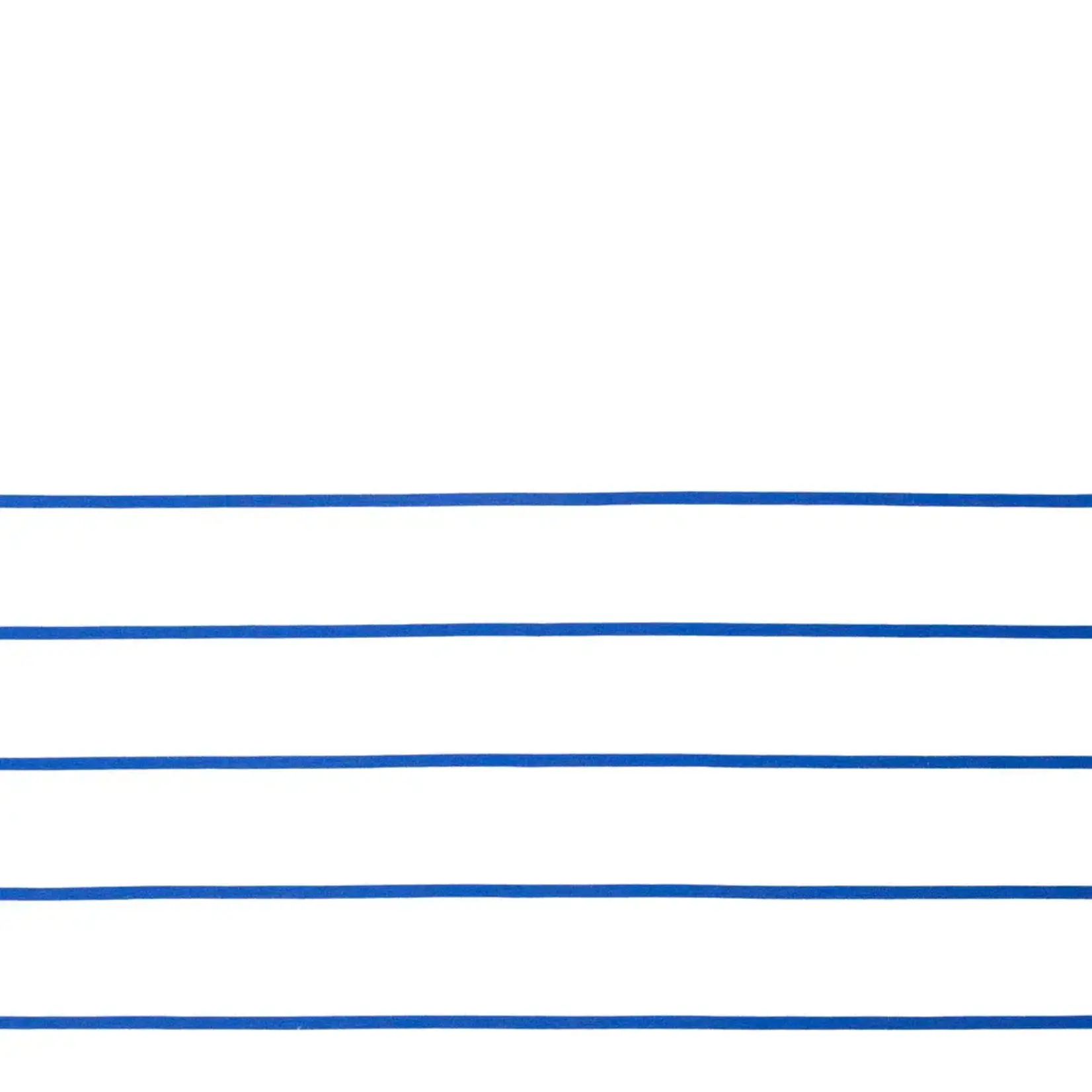 Paneel French Terry Lineas Wit/Blauw
