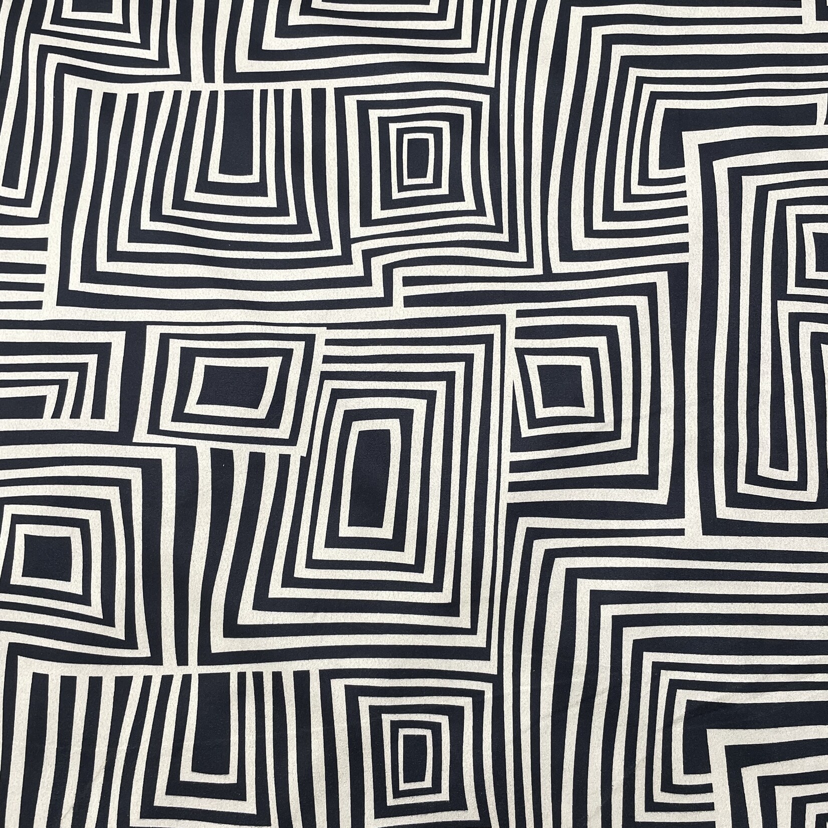 Scuba Suede Stretch Graphic Print