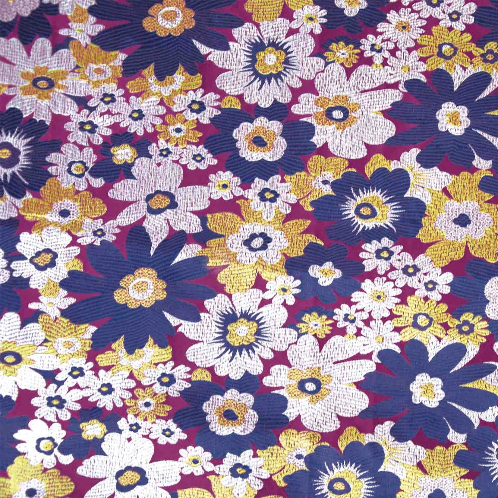 Katia Fabrics Jacquard Brocaat Flowers - 75cm breed