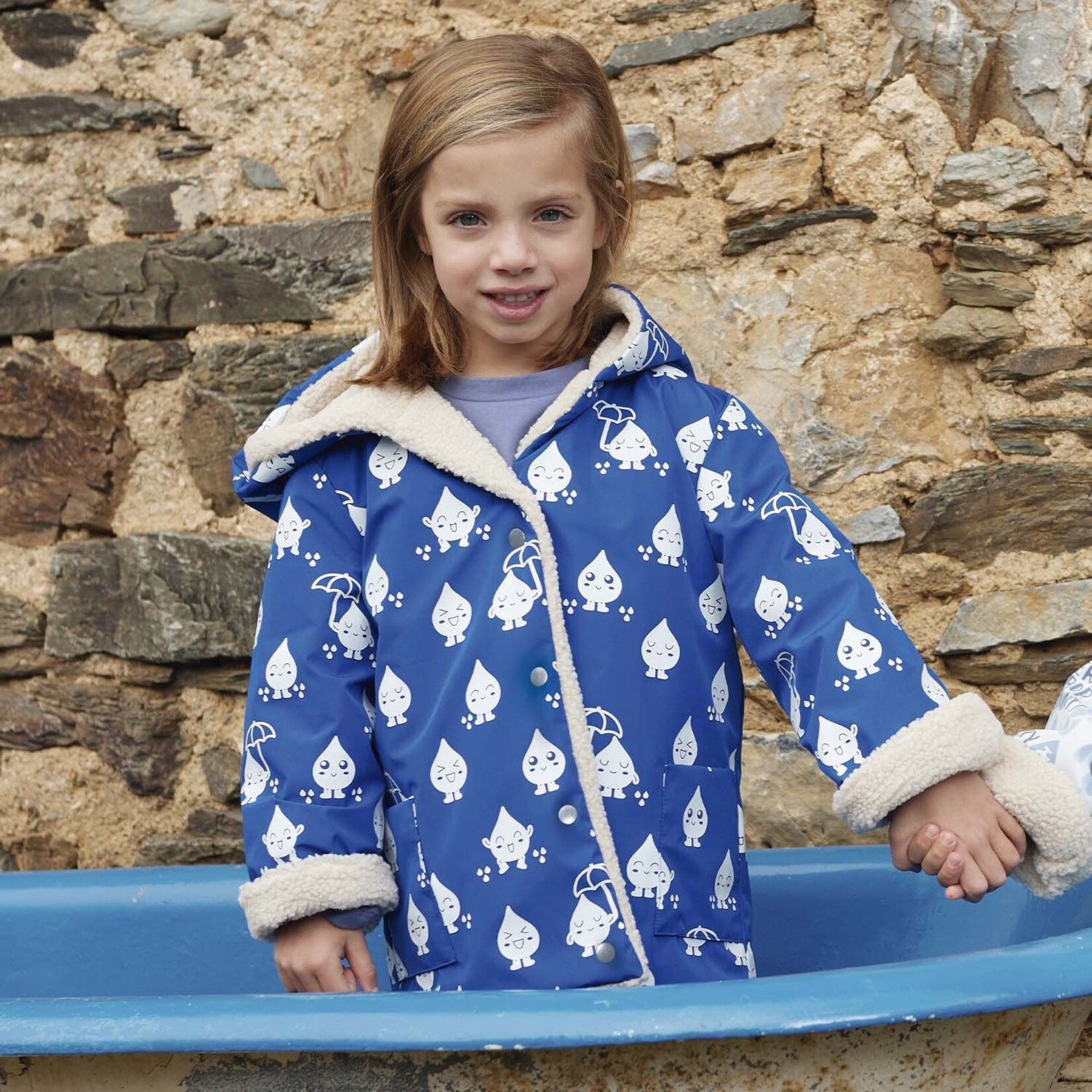 Katia Fabrics Magische Regenjasstof Raindrop