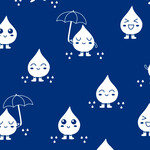 Katia Fabrics Magische Regenjasstof Raindrop